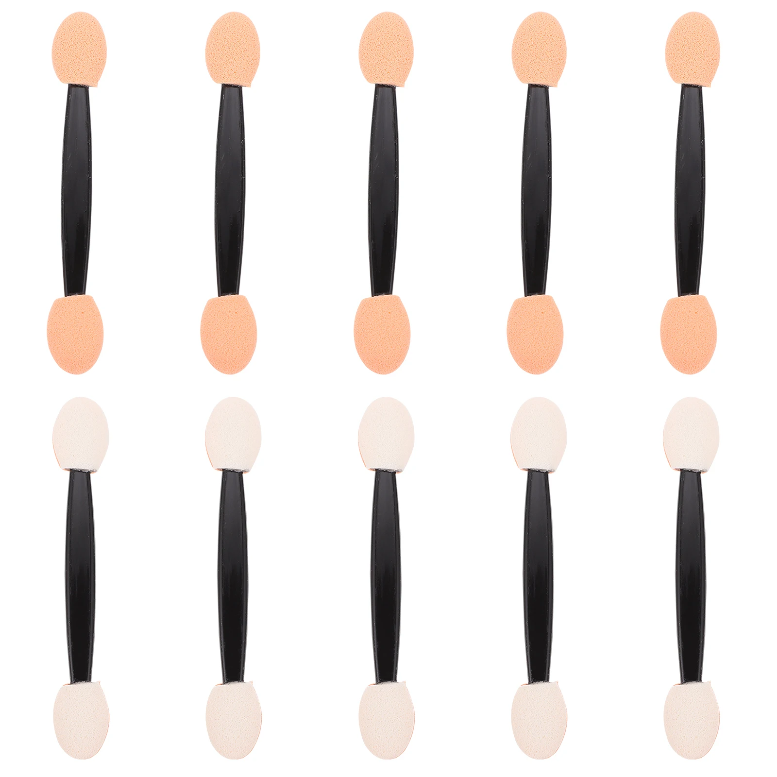 

100 Pcs Eye Shadow Brush 6 5cm Dual Sided Sponge Applicator Disposable Latex Makeup Tool Eyeshadow Stick Brush