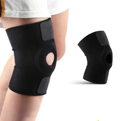 Genouillère de sport améliorée, bretelles réglables, stabilisateur de compression, respirante, soutien pour la récupération des blessures