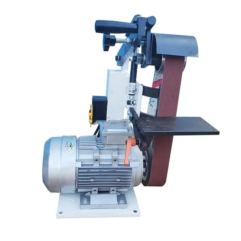 Nuovo desktop industriale piccola macchina a nastro abrasivo smerigliatrice elettrica per metalli fai da te coltello per lucidatura a nastro abrasivo multifunzionale Grin