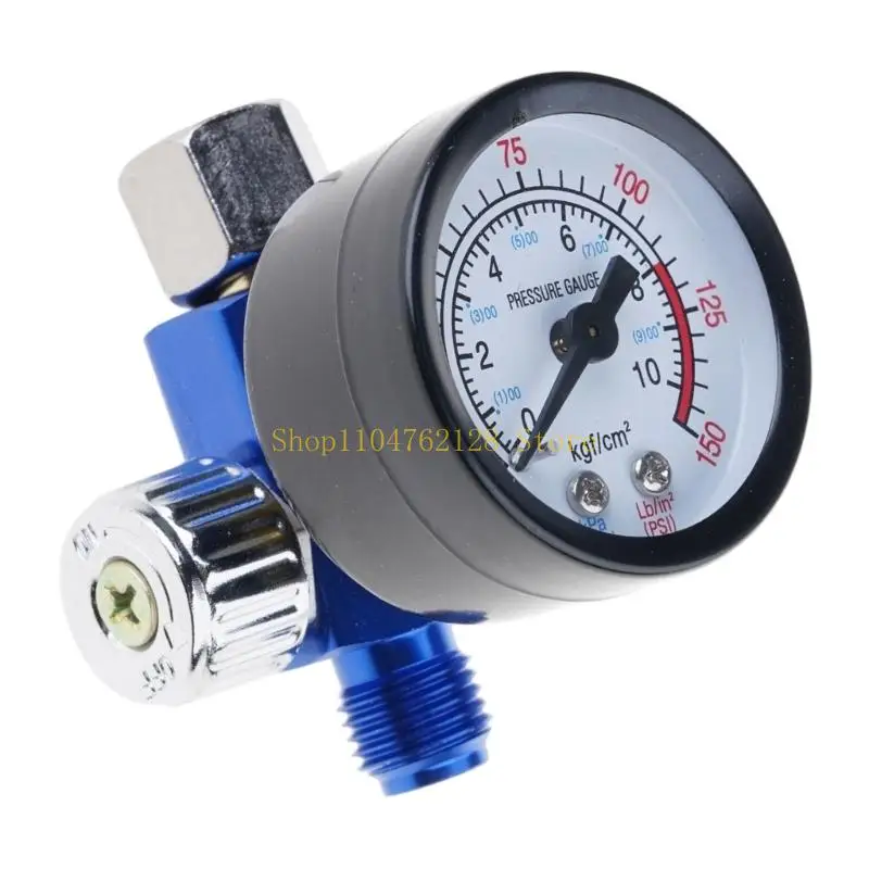 Paint Repair Air Regulator with Gauge and Side Knob Adjustment for Touch-Up Task best sale