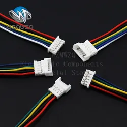 10PCS Jst Wire Cable Connector JST 1.25mm Micro Male Female Connector Jack Plug Connectors 15CM 2P 3P 4P 5P 6Pin 15CM 150MM