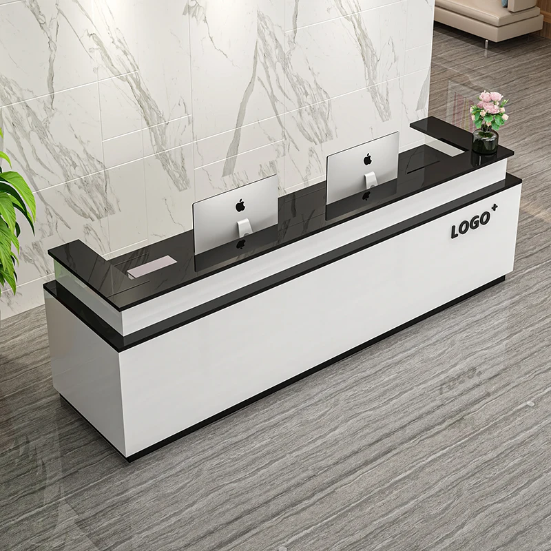 Modern Reception Desk Rostrum Executive Coffee Siting Bar Service Desk Beauty Church Pulpit Scrivania Angolo Salon Furniture