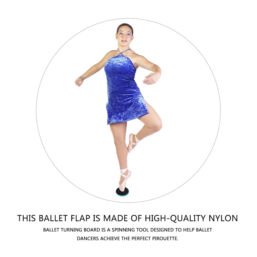 to Turn Ballet Board Turntable Portable for Dancing Nylon Training Turning Disc