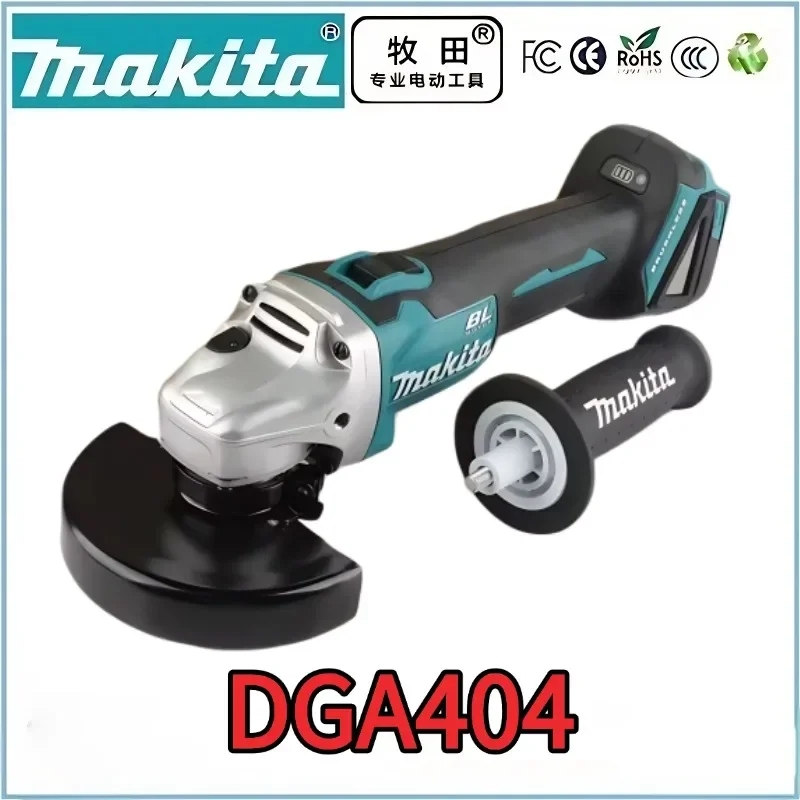 Makita DGA404 18V 6.0Ah 125mm borstelloze lithiumbatterij haakse slijper oplaadbare snijmachine multifunctionele alles-in-één B
