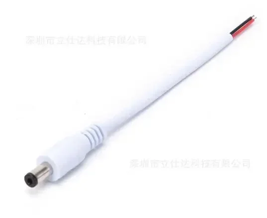 1/5/10 قطعة 5.5x2.1 مللي متر تيار مستمر ذكر أنثى كابل توصيل الطاقة سلك مهايئ الرافعة موصل ل CCTV لون واحد 3528 5050 LED مصباح لاصق #6