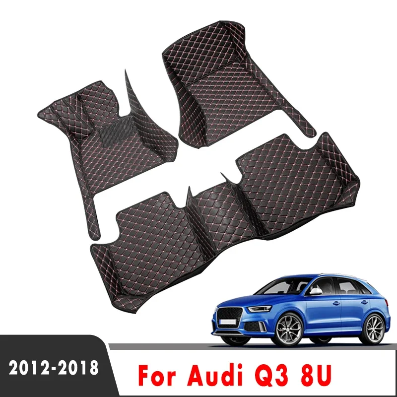 

Auto Leather Carpets For Audi Q3 8U 2018 2017 2016 2015 2014 2013 2012 Car Floor Mats Accessories Decoration Waterproof Protect