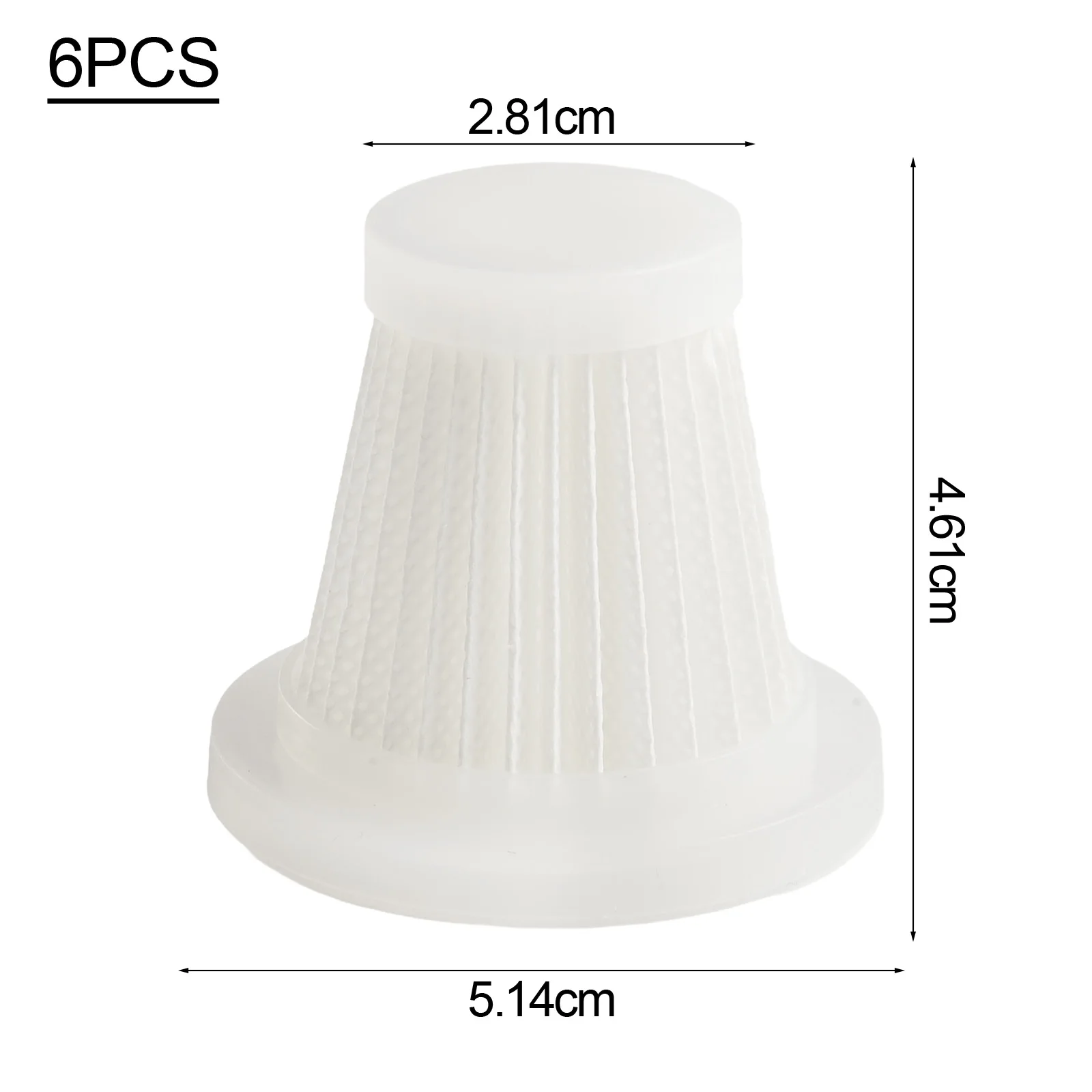 Filtros de substituição de alto desempenho para perobuno pacote de 6 filtros para aspiradores de carro saker fáceis de substituir
