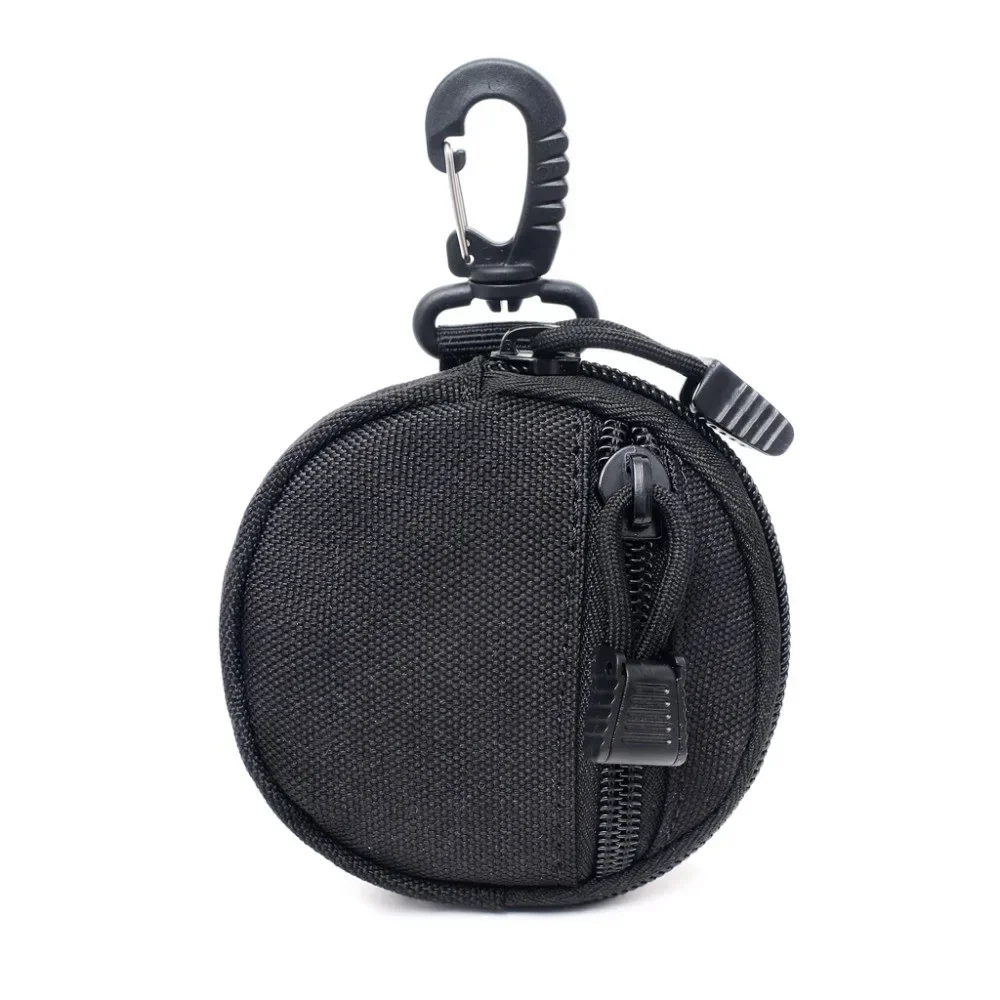 Tas Pinggang Portabel Mini untuk Uang, Koin, Kunci, Berburu, Bersepeda, Dompet Taktis Multifungsi, Aksesori Saku