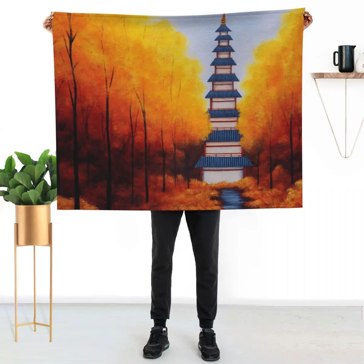 Bellchime Trail Throw Blanket bed plaid cosplay anime Softest Decoratives Warm christmas decoration Blankets