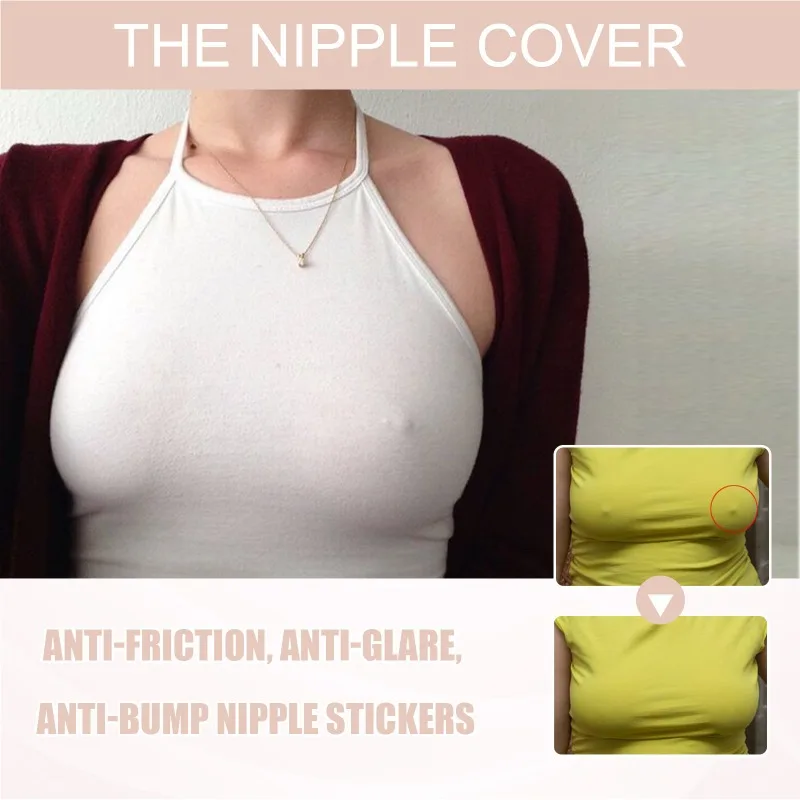 Invisible Silicone Nipple Cover Prevent Exposure Anti-sagging Self Adhesive Breathable Breast Lifting Tape Natural Look Stickers