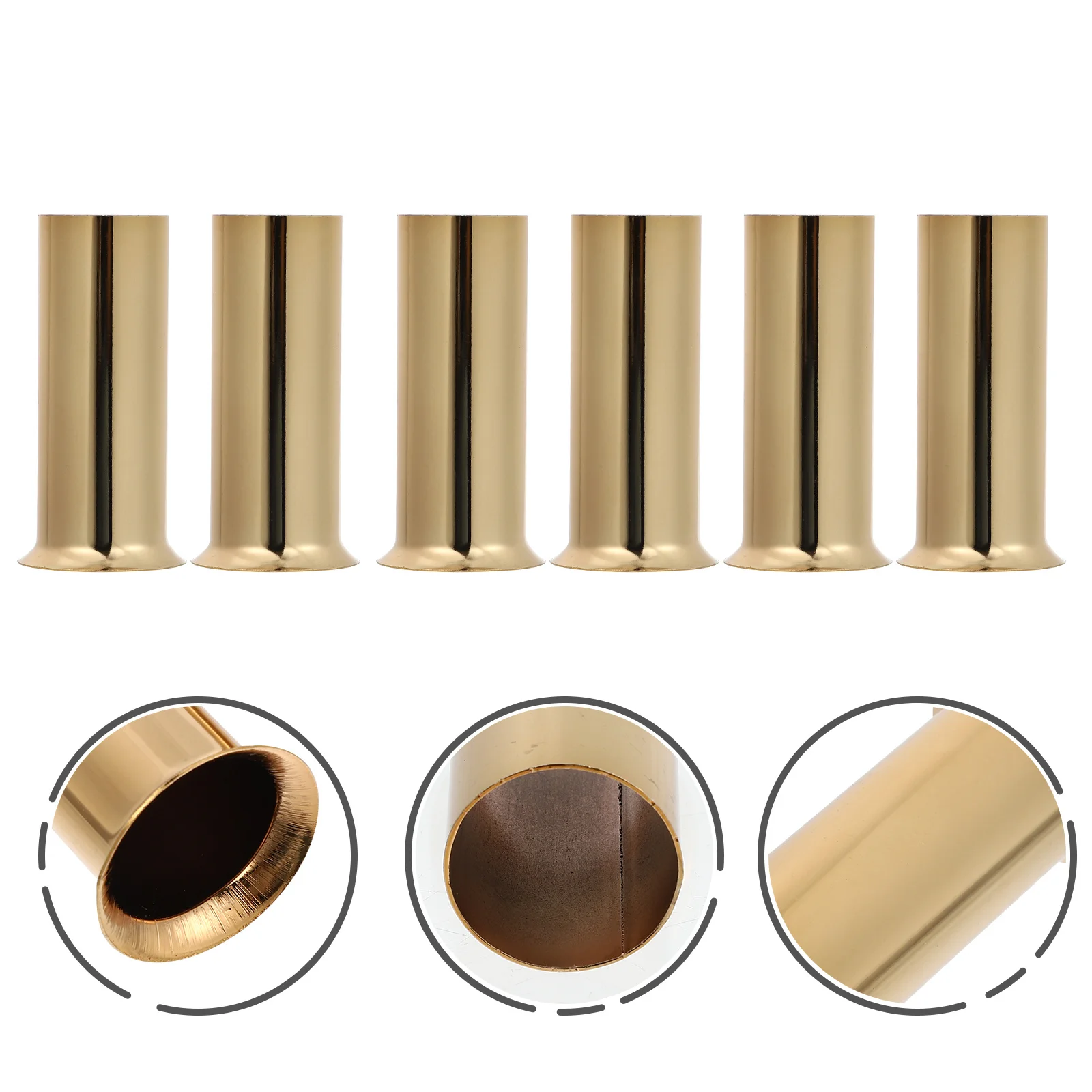 

12pcs Chandelier Lamp Holder Sleeves Premium Iron Lamp Tube For Crystal Chandelier Lighting Accessories Heat Resistant