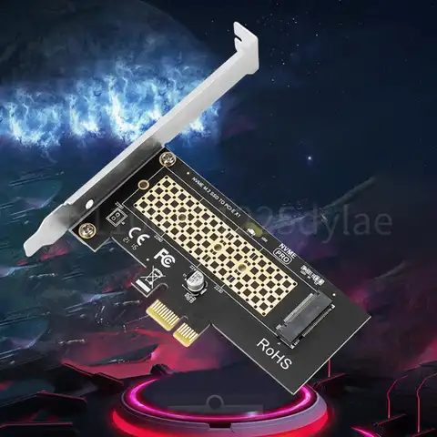 SSD PCIE X1 Expansion Card 8Gbps M.2 NVME SSD To PCIe 3.0 PCIE X1 Adapter Card M Key PCIe NVMe SSD Converter for Desktop PC