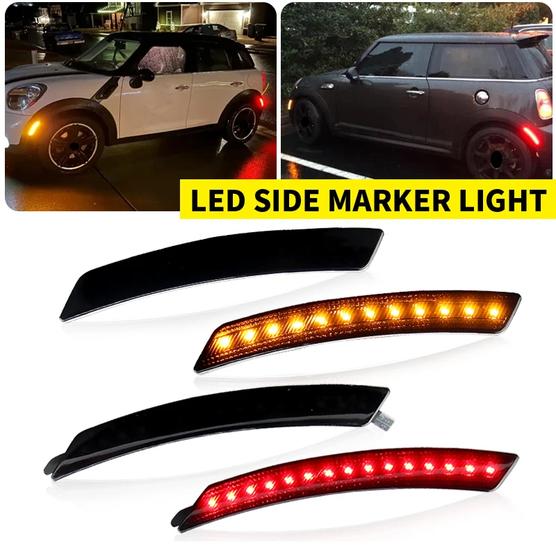 LED Vorne/Hinten Seite Marker Licht Für Mini R56 LCI R55 LCI Clubman R57 LCI Cabrio R58 Coupe R59 roadster R60 Countryman R61 06-16