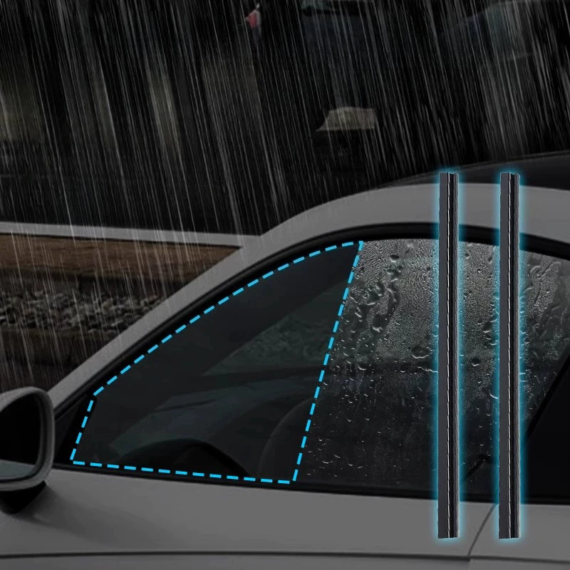 

2pcs Universal Car Side Window Wiper Accessories Window Cleaning Tool for Auto Water Mist Removal Wipers Blade Car Accessories