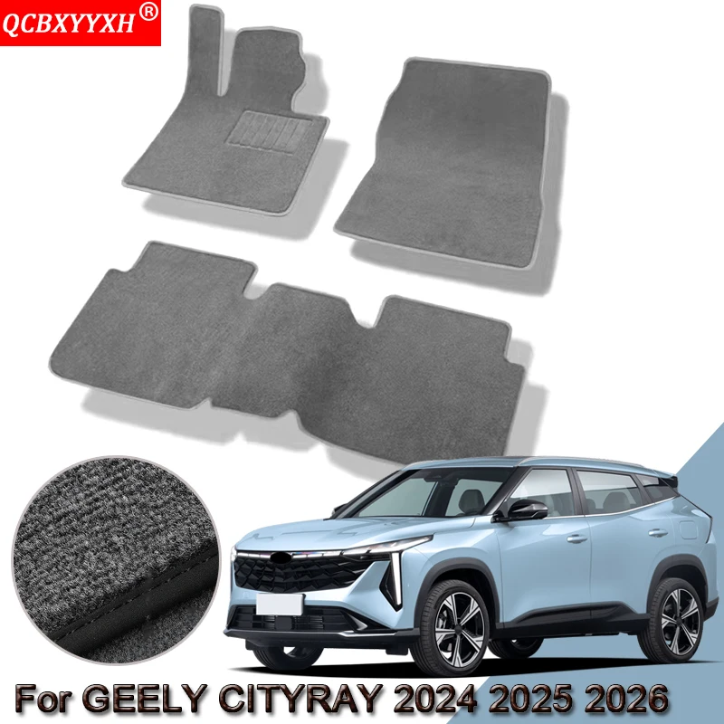 Custom Car Floor Mat For GEELY CITYRAY 2024 2025 2026 Waterproof Non-Slip Floor Mats Internal Protection Carpets Rugs Accessory