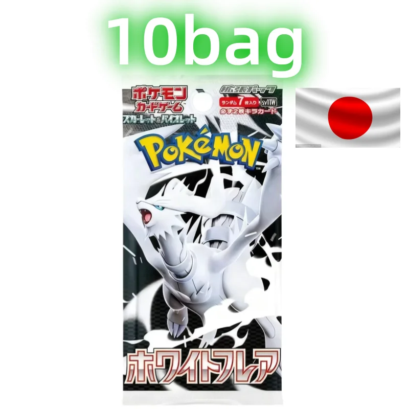 140 stks/doos Anime Pokemon Japan Versie TCG Sv11W Wit Flare Klassiekers Uitbreiding Booster Box Pokemon Handelskaart 20 Pack Kaart Gift