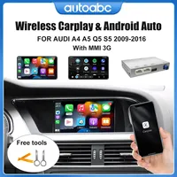 Wireless CarPlay Android Auto for Audi A4 A5 Q5 S5 B8 2008-2016 With 3G MMI, ModelWith Mirror Link AirPlay Front/View Multimedia