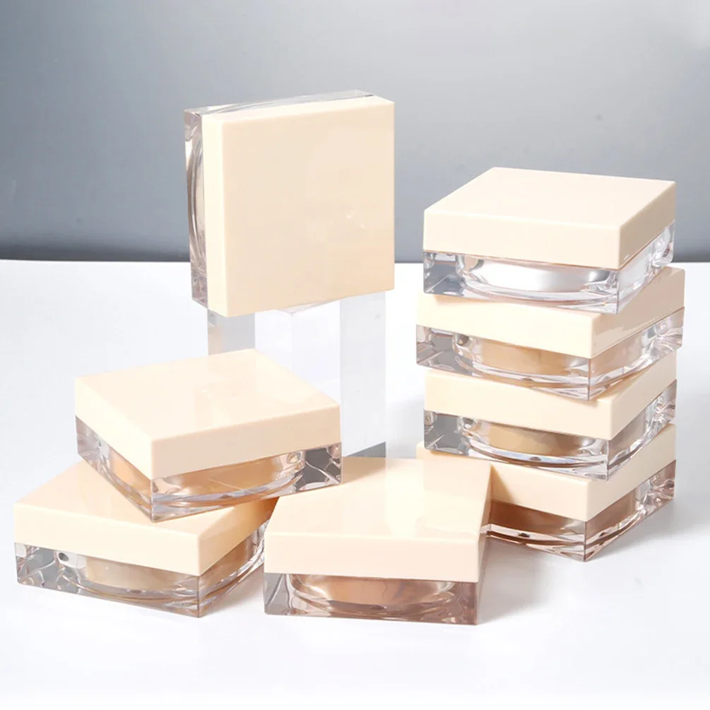 Private Label Setting Powder Custom Logo Gentle Matte Finish Unique Green Pink Clear Loose Powder Waterproof Makeup Wholesale