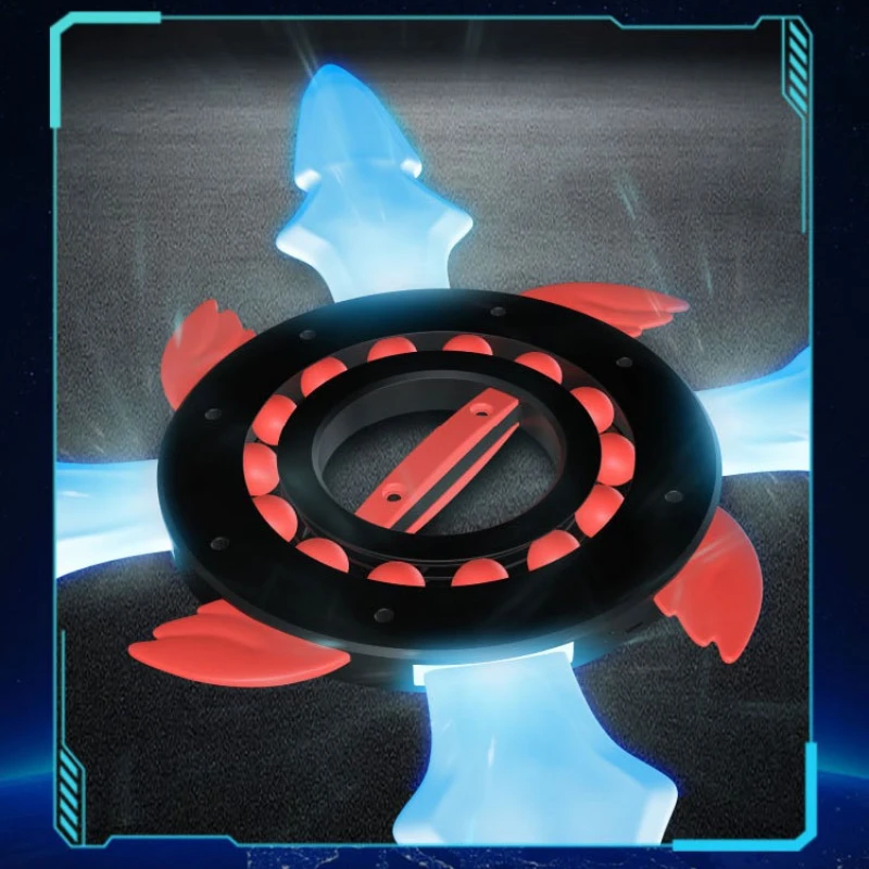 أطفال تحلق عجلة الغزل السيف Lightsaber بليد تأثيري تضيء السيف ضوء فلاش سبينر بنين الجاذبية الاستشعار لعبة متوهجة