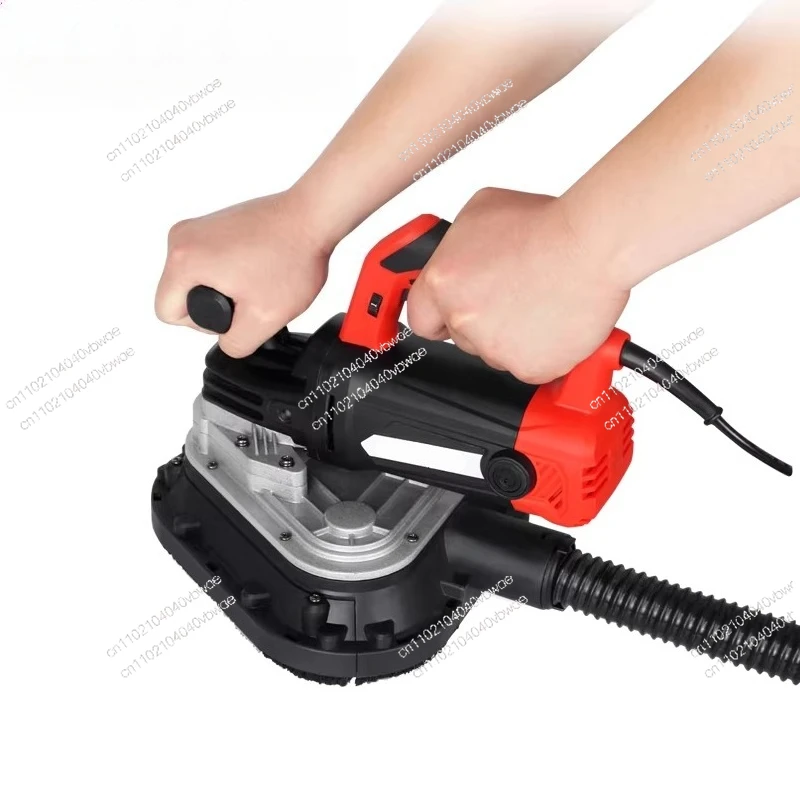 Handheld three-head dust-free grinder Floor grinder Edge concrete cement