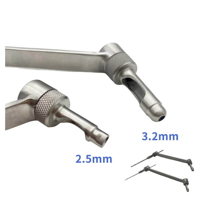 

Ортопедический хирургический инструмент-направляющая для животных с двойной насадкой 2,5 мм/3,2 мм, нержавеющая сталь