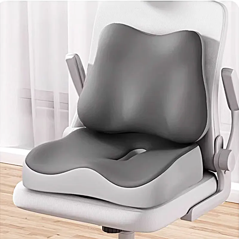 Cojín de asiento Almohadilla de esponja viscoelástica de diseño ergonómico Adecuado para sillas de oficina y sillas de ruedas