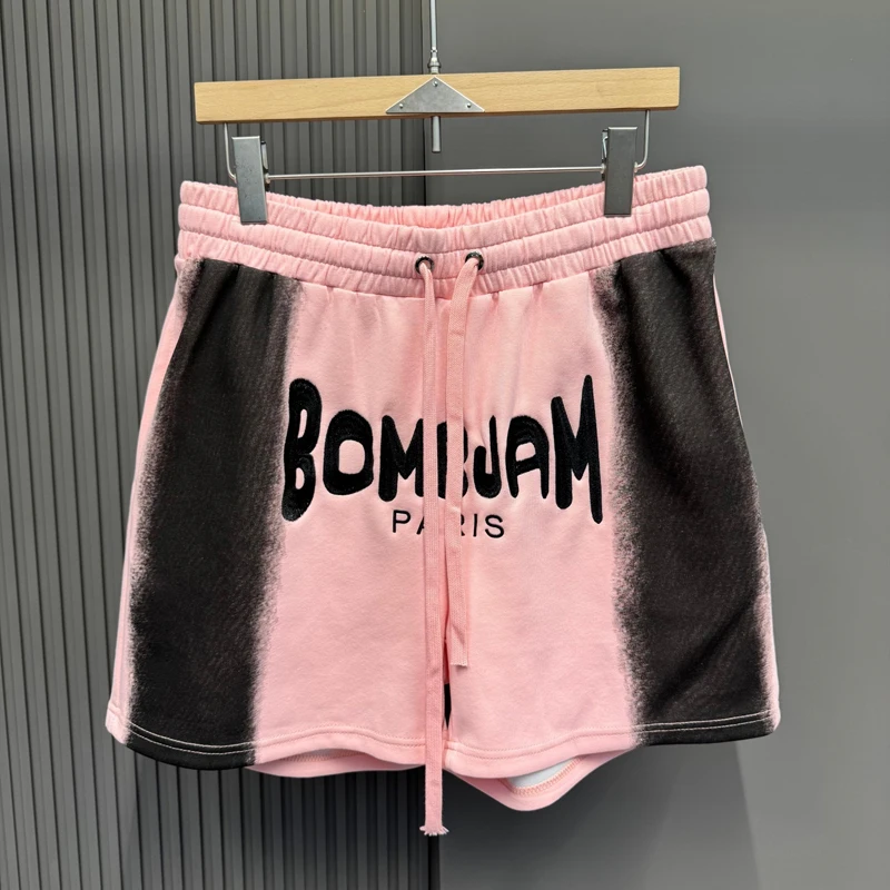 

Paint Graffiti Stripe Splice Shorts Shortpant Men Women Loose Drawstring Shortpants Summer Beach Holiday Sports Shorts