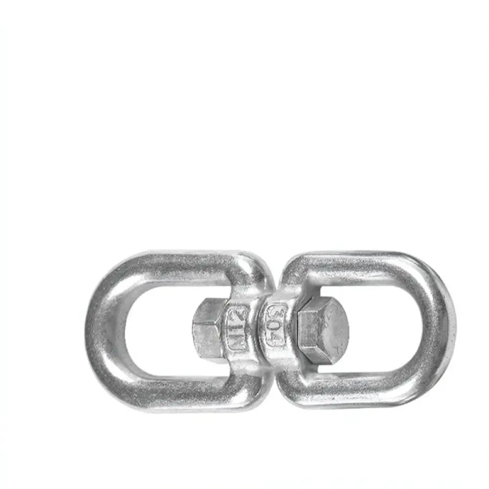 Stainless Steel 304 Swivel Hook Universal Joint For Chain Rope Connection Rotating Hardware Heavy Duty Attachment