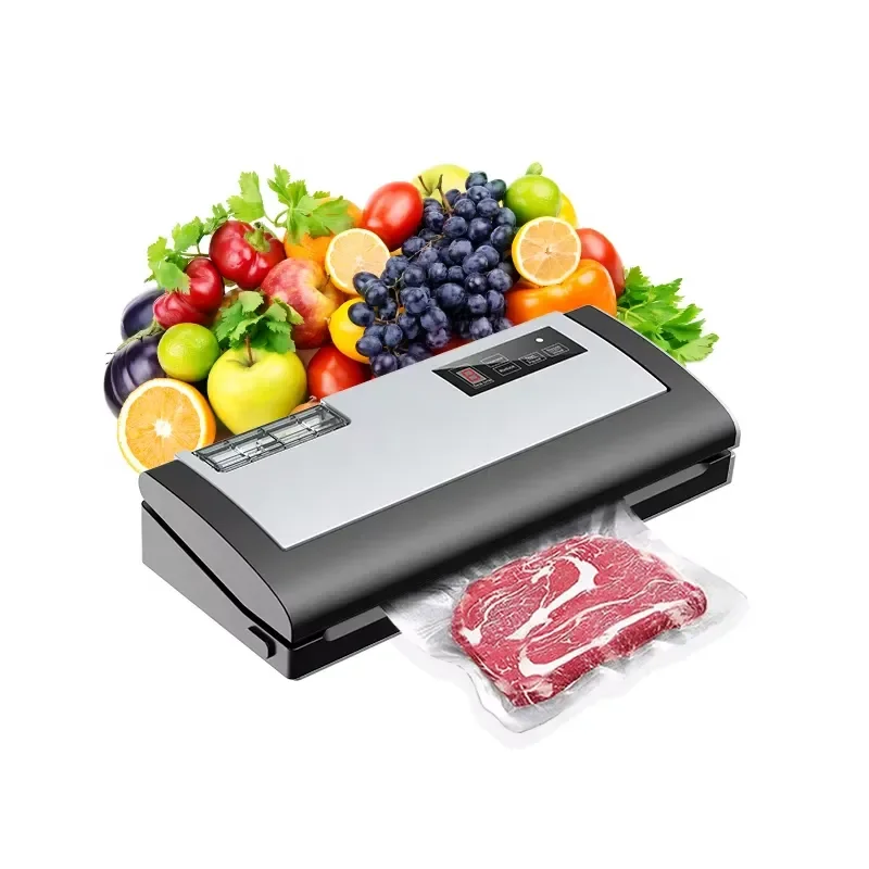 Touch screen, 500 seals per day 24H 140W 80kPa 28cm seal, commercial packaging machine, meat, meal preparation, vacuum