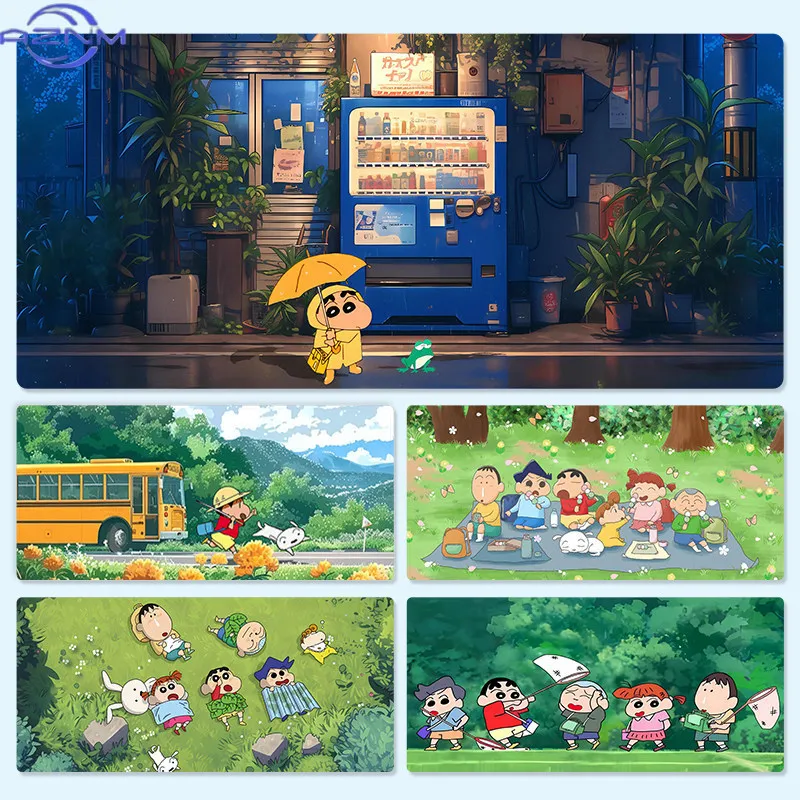 Crayon Shin-chan Mouse Pad XXL Cute Computer Office Desk Mat Cartoon Anime Game Mouse Pads