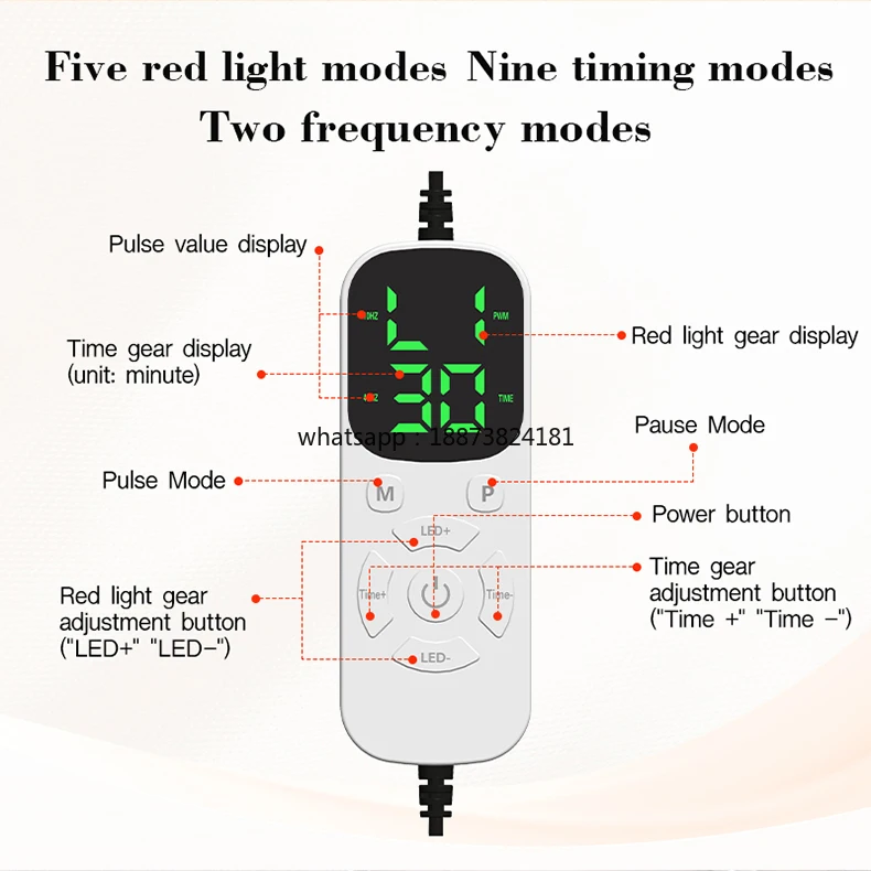 RedThera 176 المصابيح العلاج بالضوء الأحمر غطاء رأس 660nm 850nm العلاج بالضوء الأحمر قبعات قبعة الشحن السريع #1
