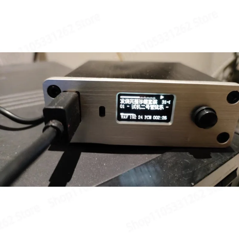 HiFi USB Audio Player with DAC ES9038, Lossless DSD Music Streamer for U Disk HDD, Bluetooth LDAC Optical Coaxial Decoder
