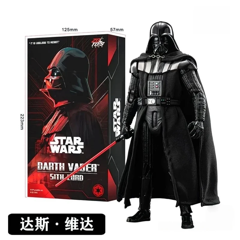 In Stock ZD Toys 1/10 Star Wars The Mandalorian Grogu Din Djarin Action Figures Storm Trooper Darth Vader Luke Skywalker Model view 2