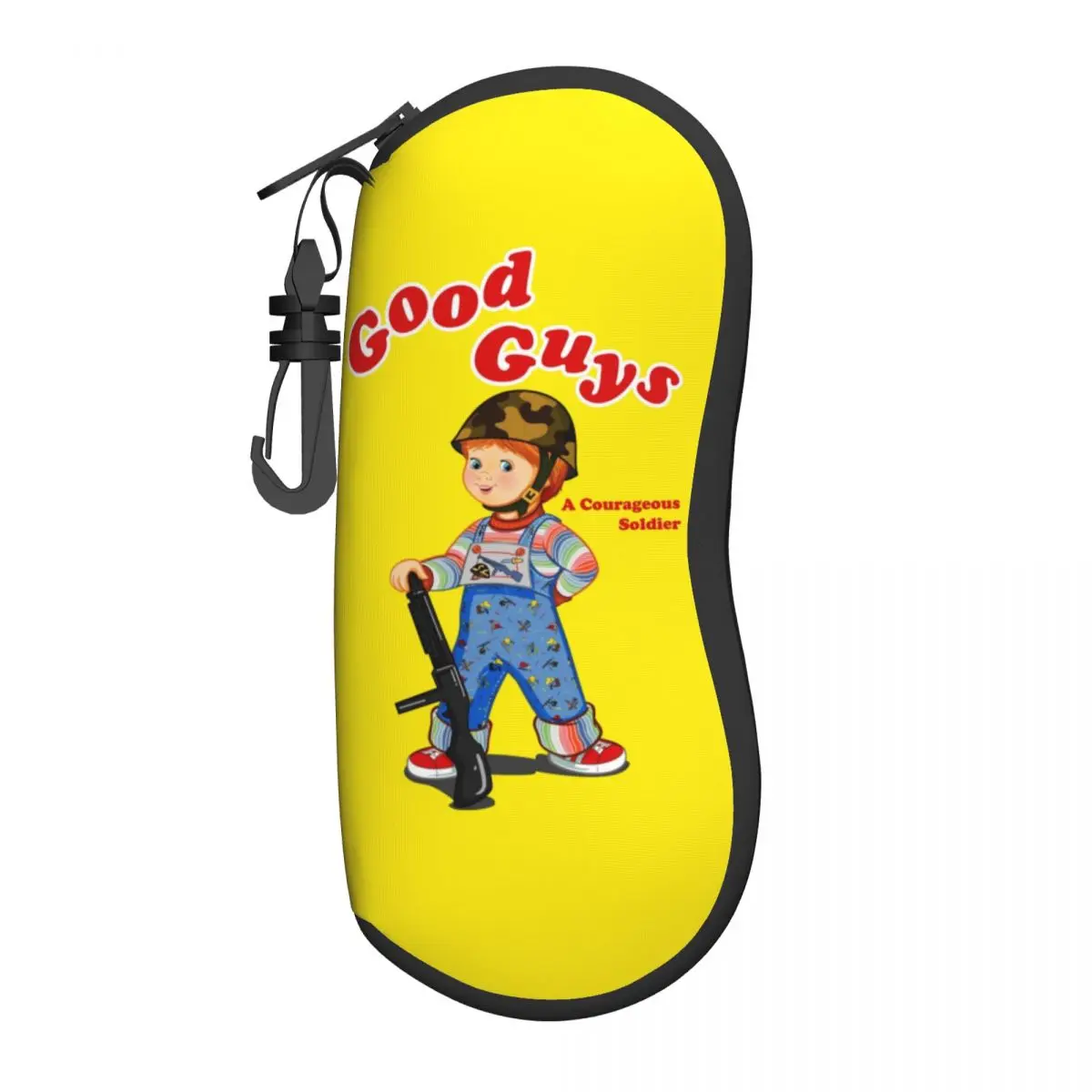 Child's Play Good Guys Fireman Shell Eyeglasses Protector Cases Cute Sunglass Case Child's Play Chucky Glasses Pouch