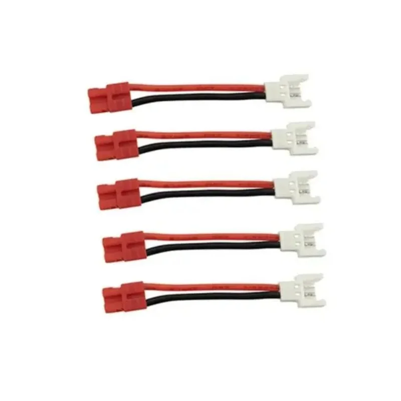 5Pcs 3.7V Battery Connector Cable Wire Syma X5HC X5HW XH4.0 Male to X5C X5SW X5S Hubsan H501 X4 XH2.54 Female for RC Quadcopter