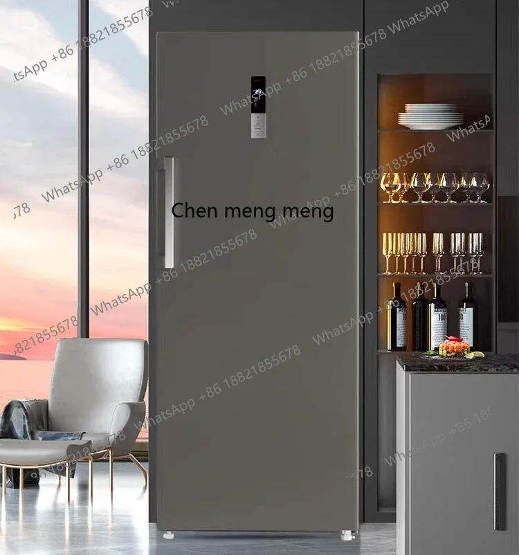 

Vertical freezer 338/398L household large-capacity air-cooled frost-free fully frozen refrigerator frequency conversion