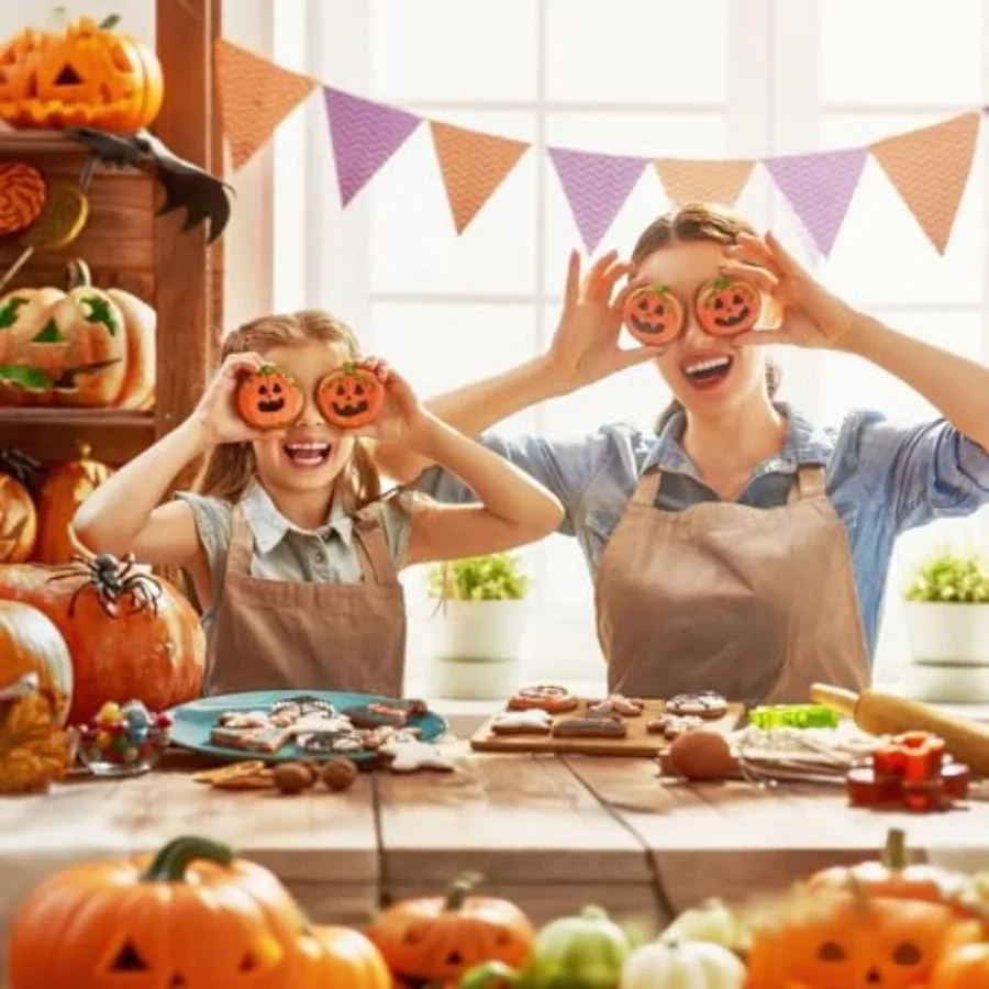 هالوين كوكي القواطع مجموعة 10 قطعة شبح الخفافيش اليقطين قبعة الساحرة القط الجمجمة العنكبوت شبكة التابوت شواهد القبور الأشكال المقاوم للصدأ St