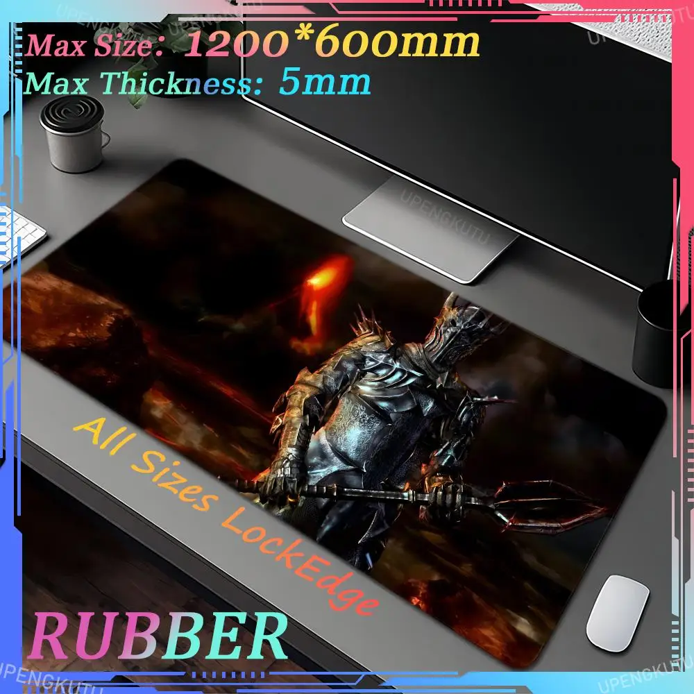 Game T_The L_Lord of the R_Rings Desk Mat 1200X600MM Computer Gamer Kawaii Mat Super Large Cute Desktop Accessory Game Mouse Pad
