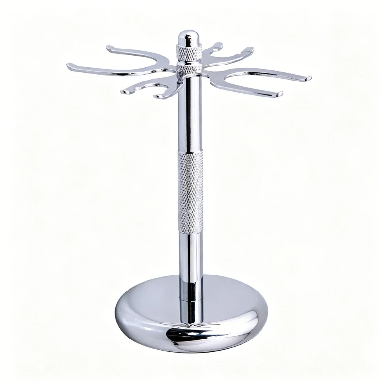 Zink-legierung Rasieren Zubehör Stehen Für Badezimmer Zähler Rasierer Pinsel Halter Einfach Installieren Lagerung Rack B03E – Detail 1