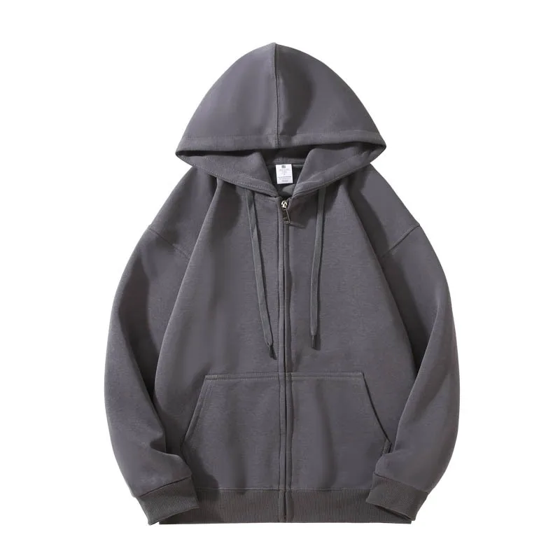 New trendy hoodie with plush print on the back and hooded sweatshirt