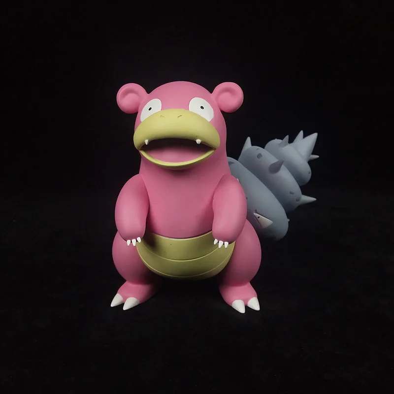 2023 Hot Slowpoke Stupid Hippo Leader Handheld Illustrated Guide Pet Elf Pokemon Gk Pok É Mon Gifts For Children Toys Gift