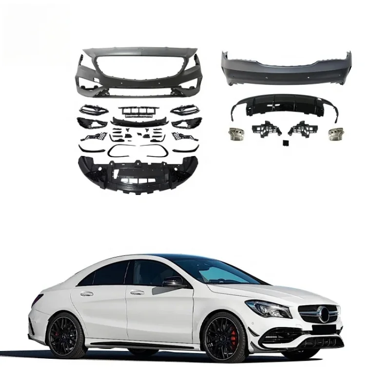 

New Style Facelift CLA Car Bumpers W117 for CLA200 CLA250 CLA300 2014-2019 Bodykit
