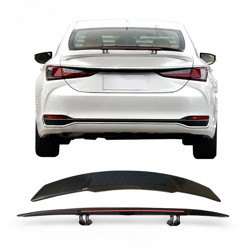 Automatic spoiler Trunk Spoiler Carbon Fiber Wings Electric Wings Car Rear Spoiler For Lexus ES IS GS series for 2015-22