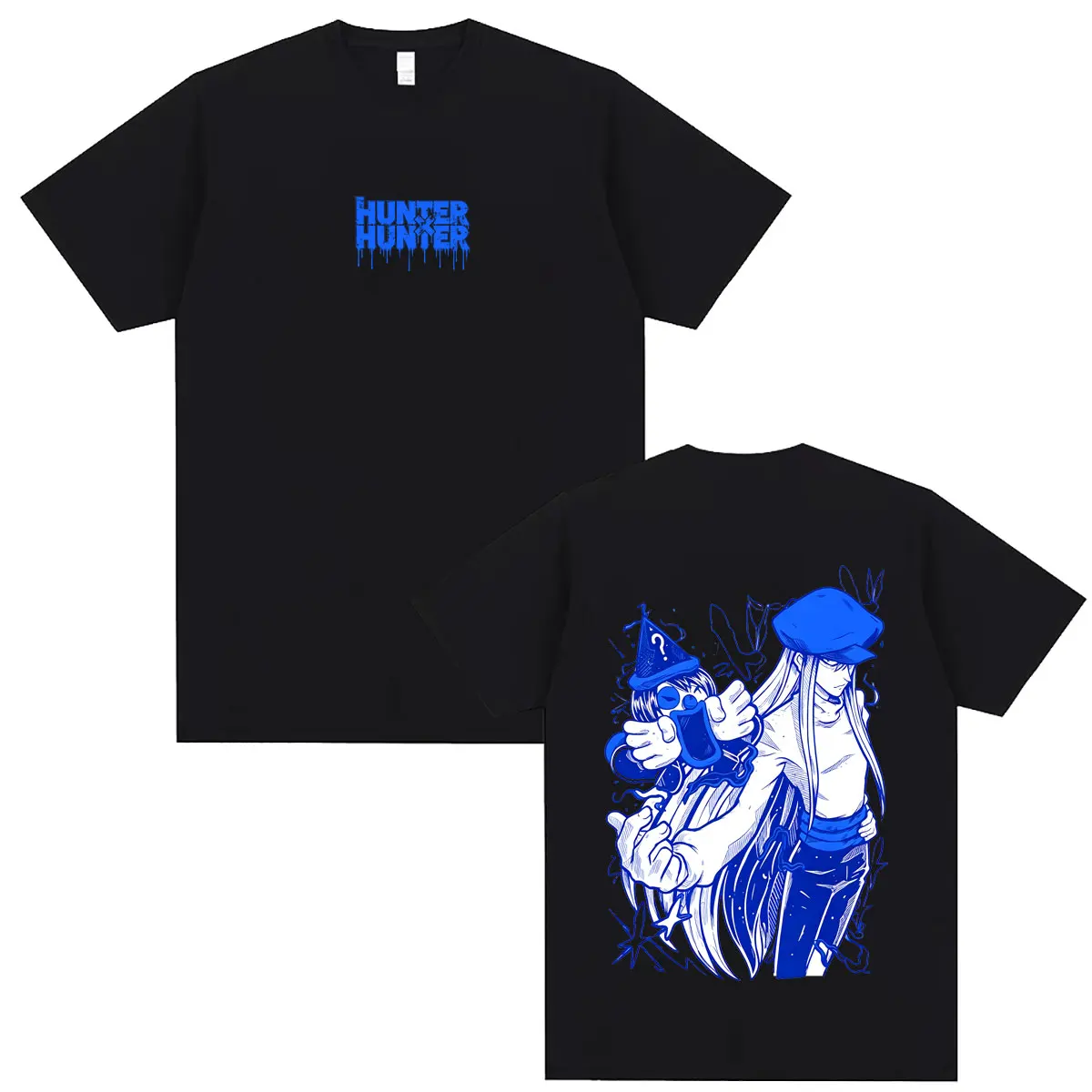 Japanese Anime Hunter X Hunter Kite Merch T-shirt Men Women Vintage Manga Streetwear Men's Clothing Casual Oversized T Shirts