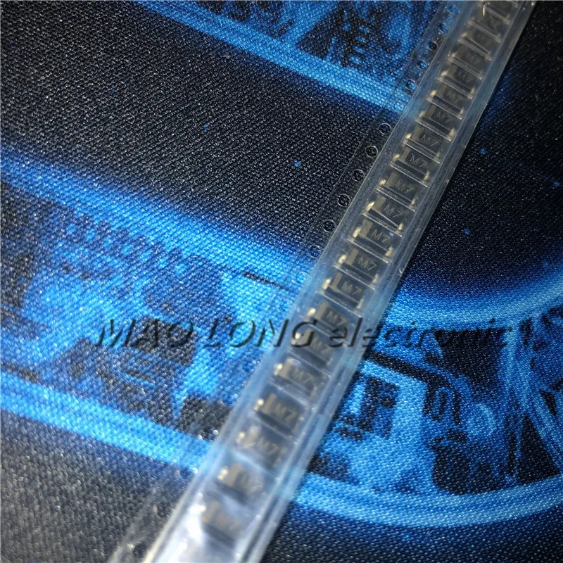 100PCS/LOT DIODE M7 1N4007 SMD 1A 1000V IN4007 Rectifier Diode In Stock new original