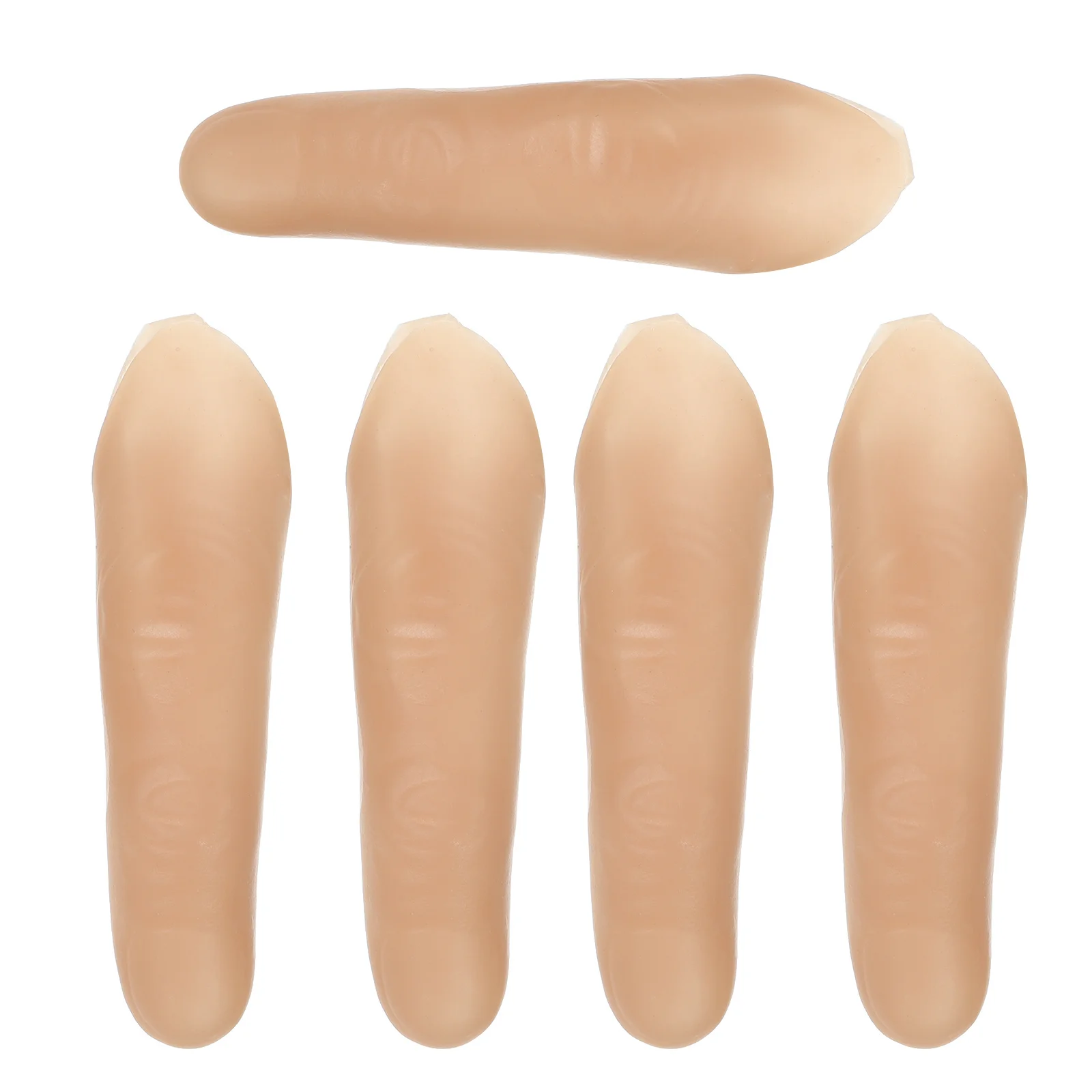 นิ้วปลอมแบบยาว 5 ชิ้น งอได้ เหมือนจริง สำหรับงานปาร์ตี้ฮาโลวีน แกล้งคน ของเล่นแปลกใหม่ ของขวัญสนุกๆ อุปกรณ์ประกอบฉากนิ้ว