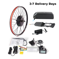 CSC E Bike 1000W 1500W Non-gear Hub Motor Front Rear Wheel Electric Bicycle Conversion Kit Hailong Battery 48V 18Ah 25Ah