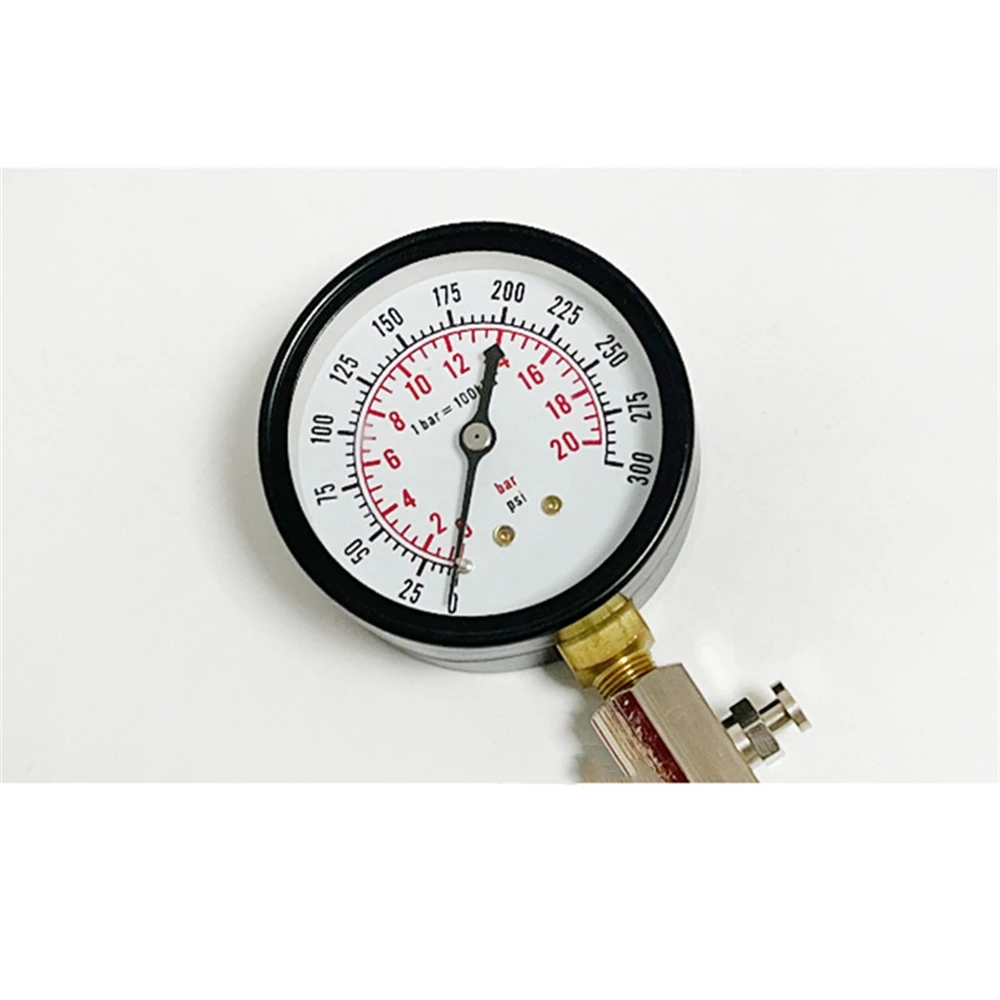 G324 Cylinder Pressure Gauge Rod Motorcycle Automotive Pressure Tester