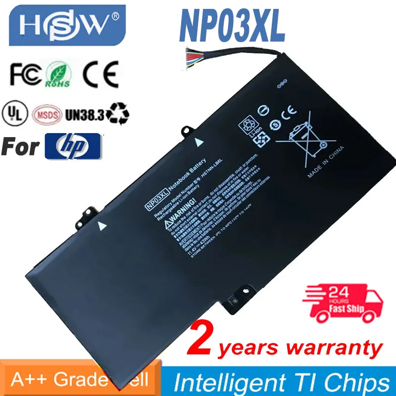 Laptop Battery NP03XL for HP Pavilion X360 13-A010DX TPN-Q146 TPN-Q147 TPN-Q148 HSTNN-LB6L 760944-421 15-U010DX