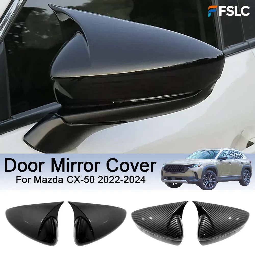 

Car Rearview Accessories Door Mirror Cover For Mazda CX-50 2022-2024 Car Decoration Styling Upgrade Modify A Car
